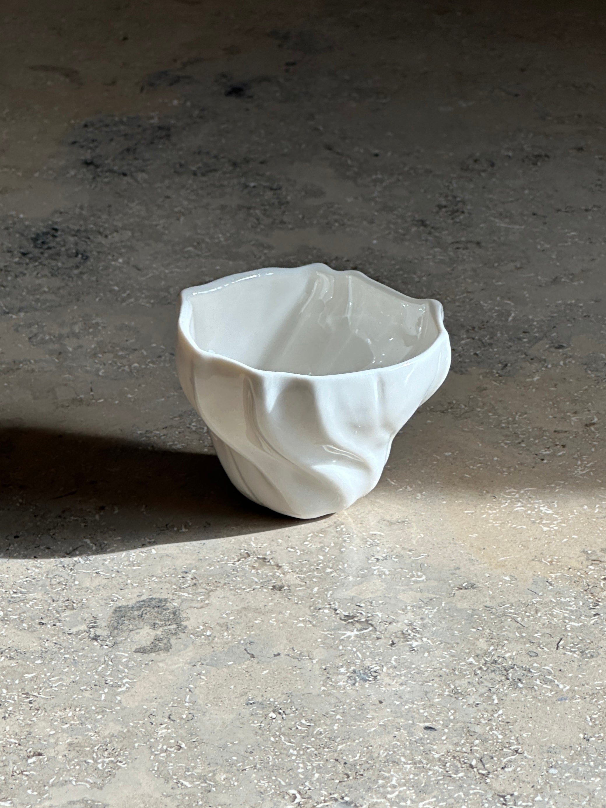 Tidevands espressokop, hvid