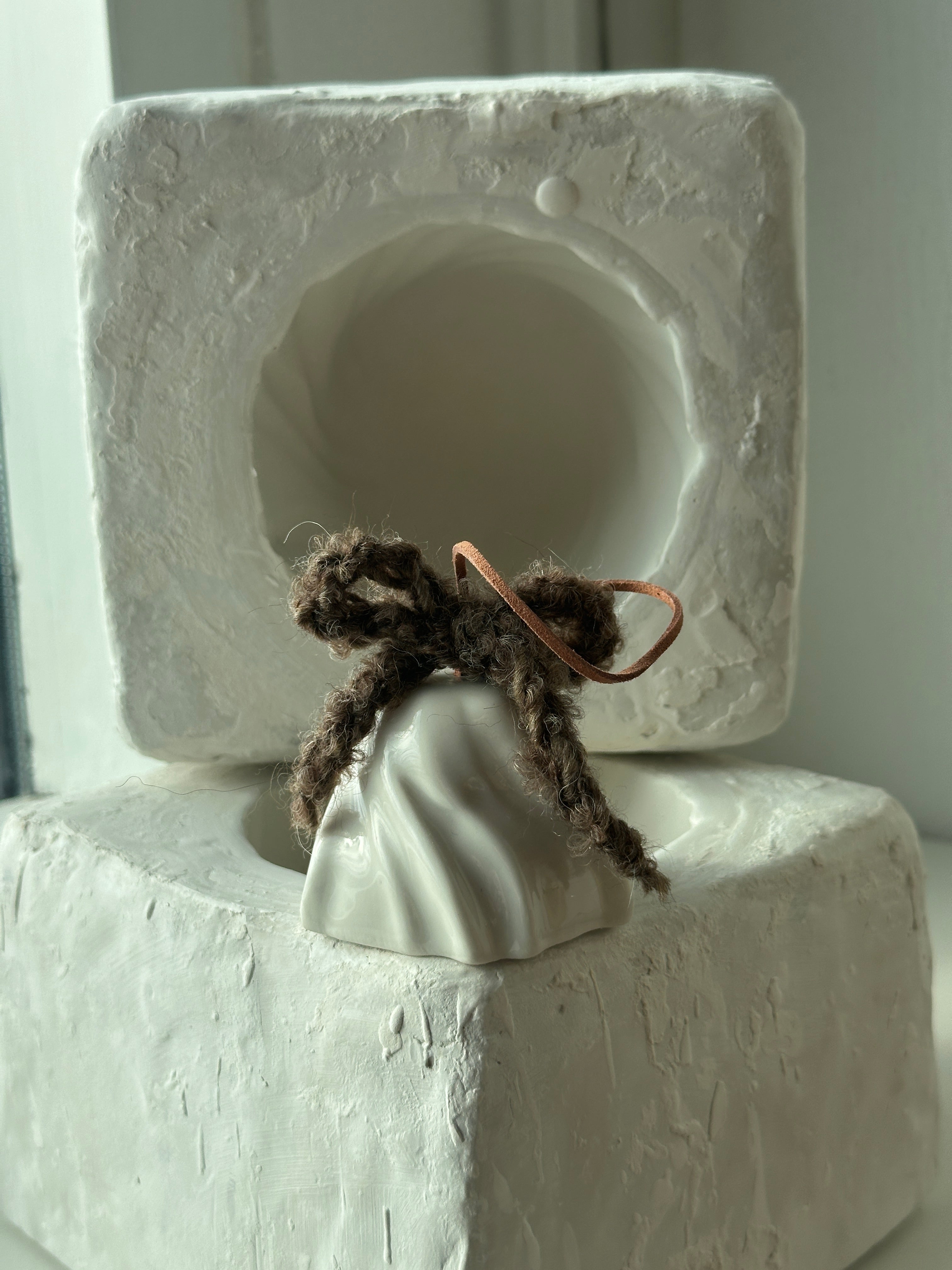 Limited edition - Juleklokke, mocca bouclé