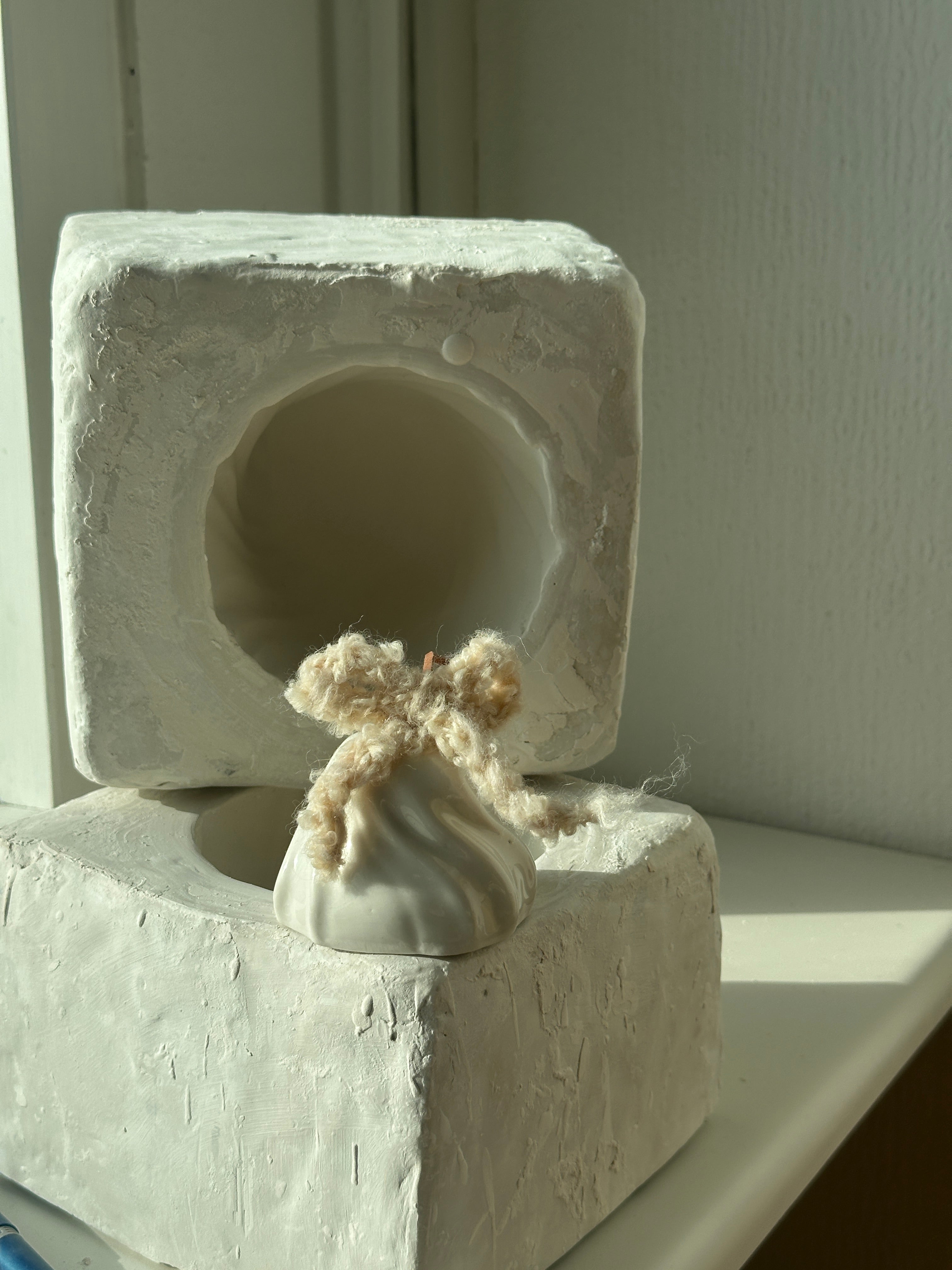 Limited edition - Juleklokke, creme bouclé