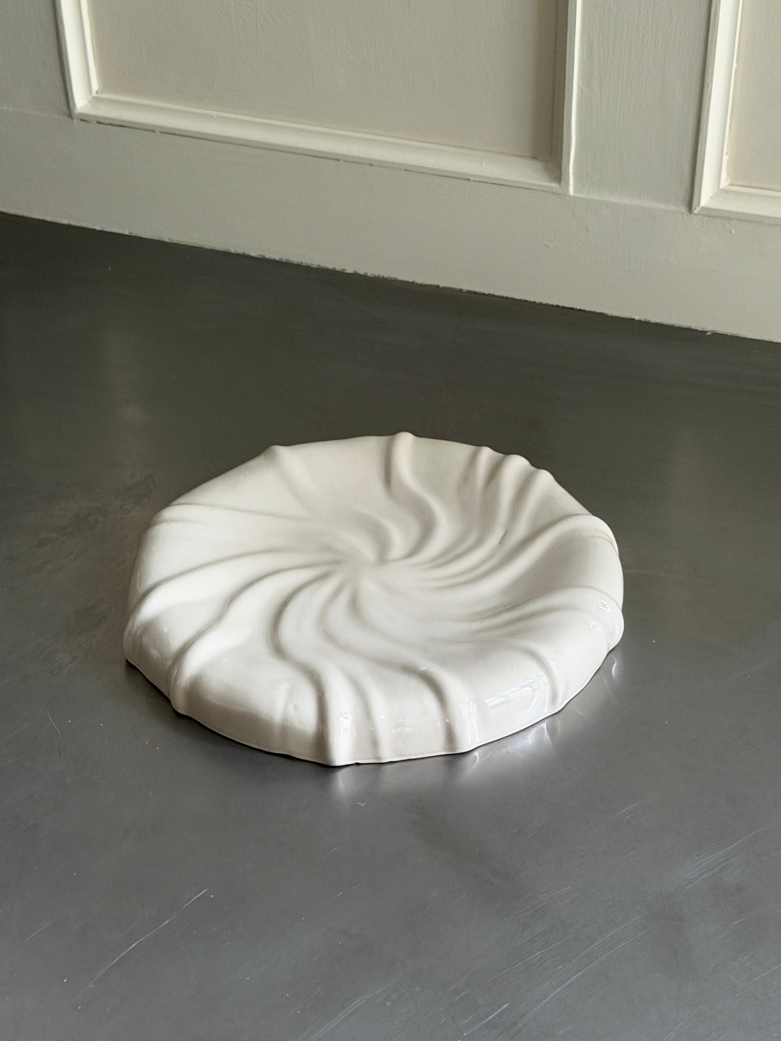 Tidevandstallerken, beige